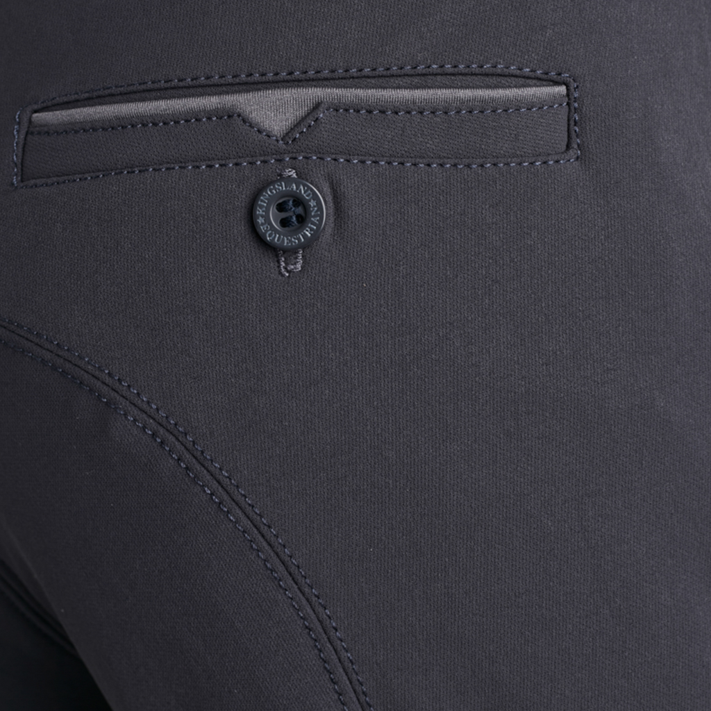 Pantalon d’équitation homme Kingsland KLkenton E-Tec Knee Grip – Marine