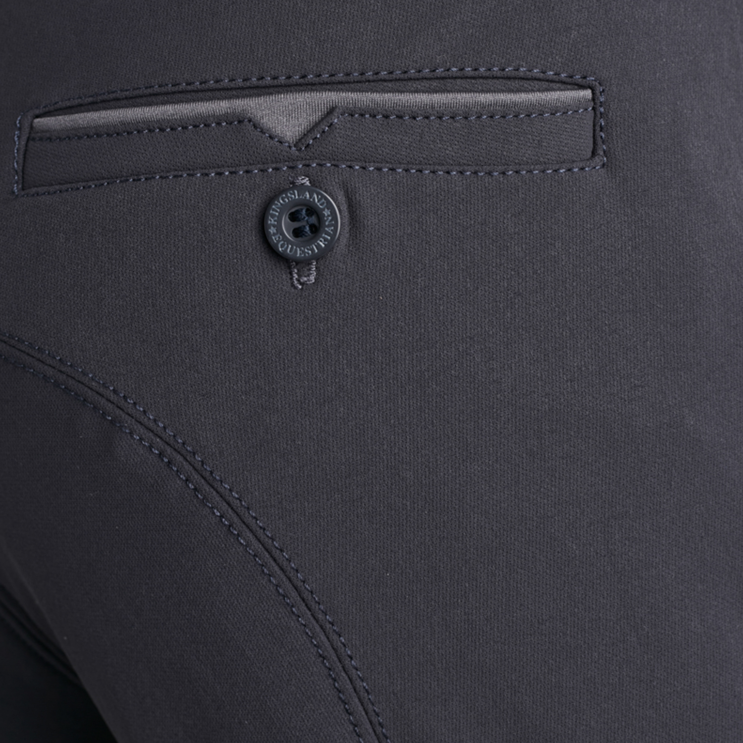 Pantalon d’équitation homme Kingsland KLkenton E-Tec Knee Grip – Marine
