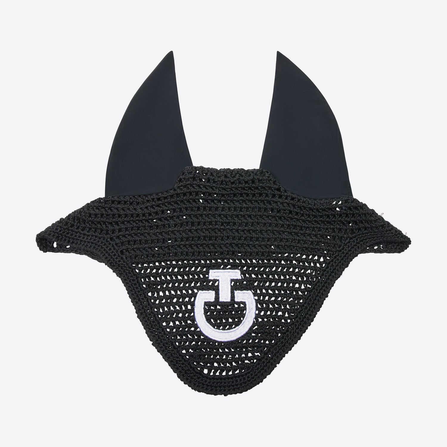 Bonnet Crochet Cavalleria Toscana – Noir Logo Blanc