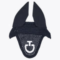 Bonnet Crochet Cavalleria Toscana – Marine Logo Blanc