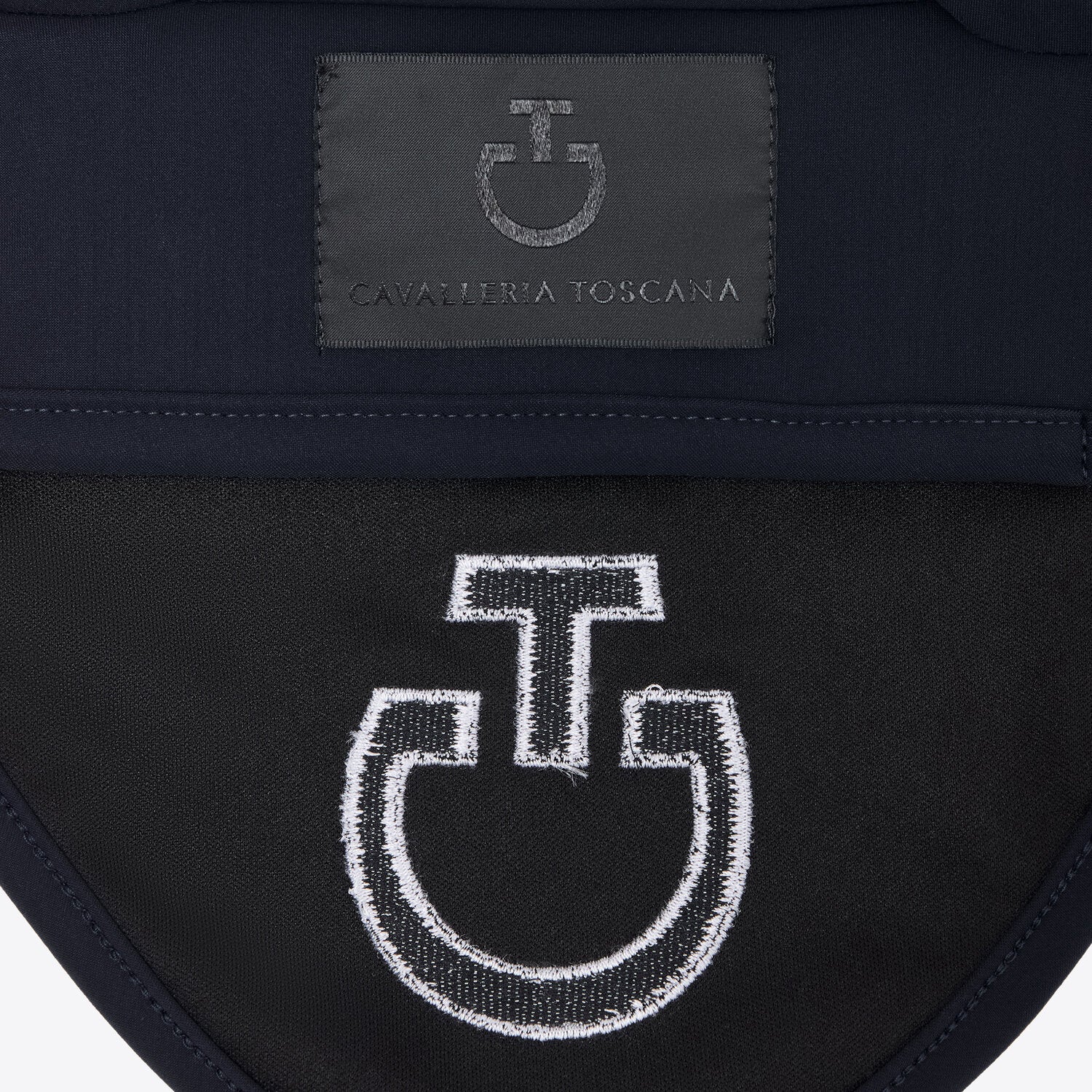 Bonnet cheval Cavalleria Toscana en jersey technique – Marine