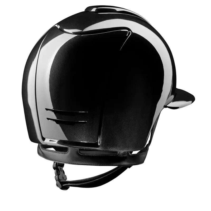 Casque d’équitation KEP Cromo 2.0 – Noir Shine | Visière Polo Large