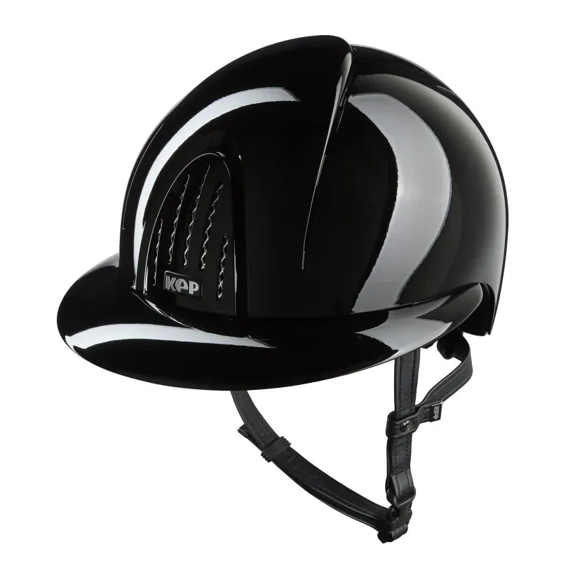 Casque d’équitation Smart Nova – Polish Noir | Visière Polo Large