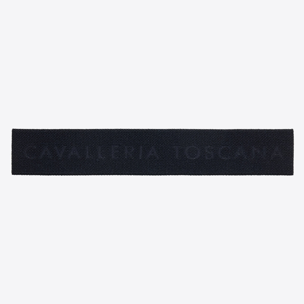 Ceinture extensible Cavalleria Toscana – Tissu stretch & boucle logo Noir