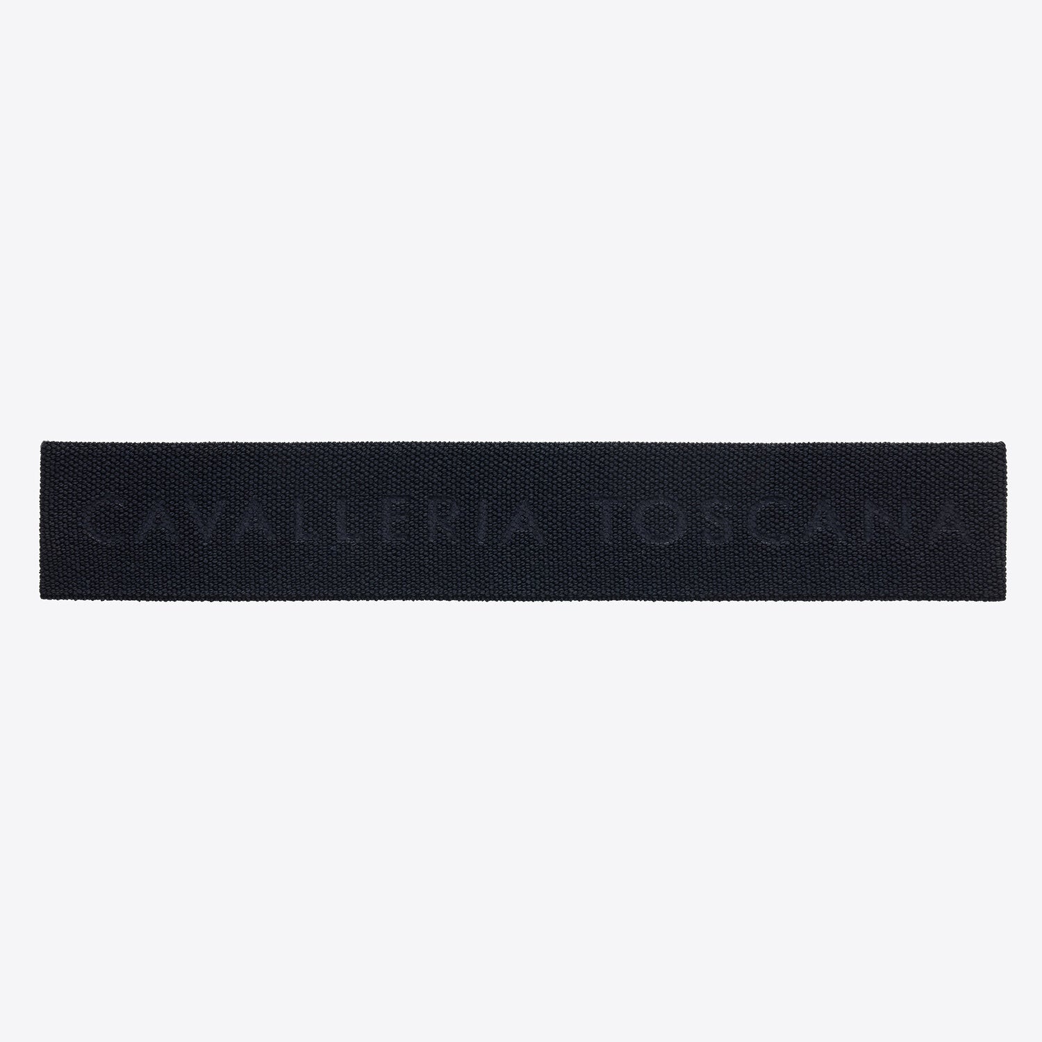 Ceinture extensible Cavalleria Toscana – Tissu stretch & boucle logo Noir