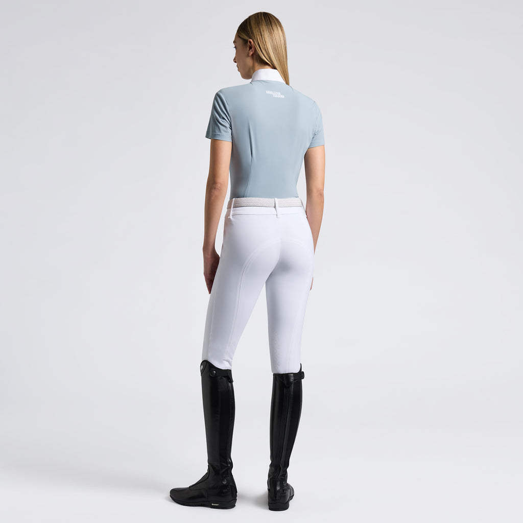 Polo de concours Cavalleria Toscana – Manches courtes, Sky Blue