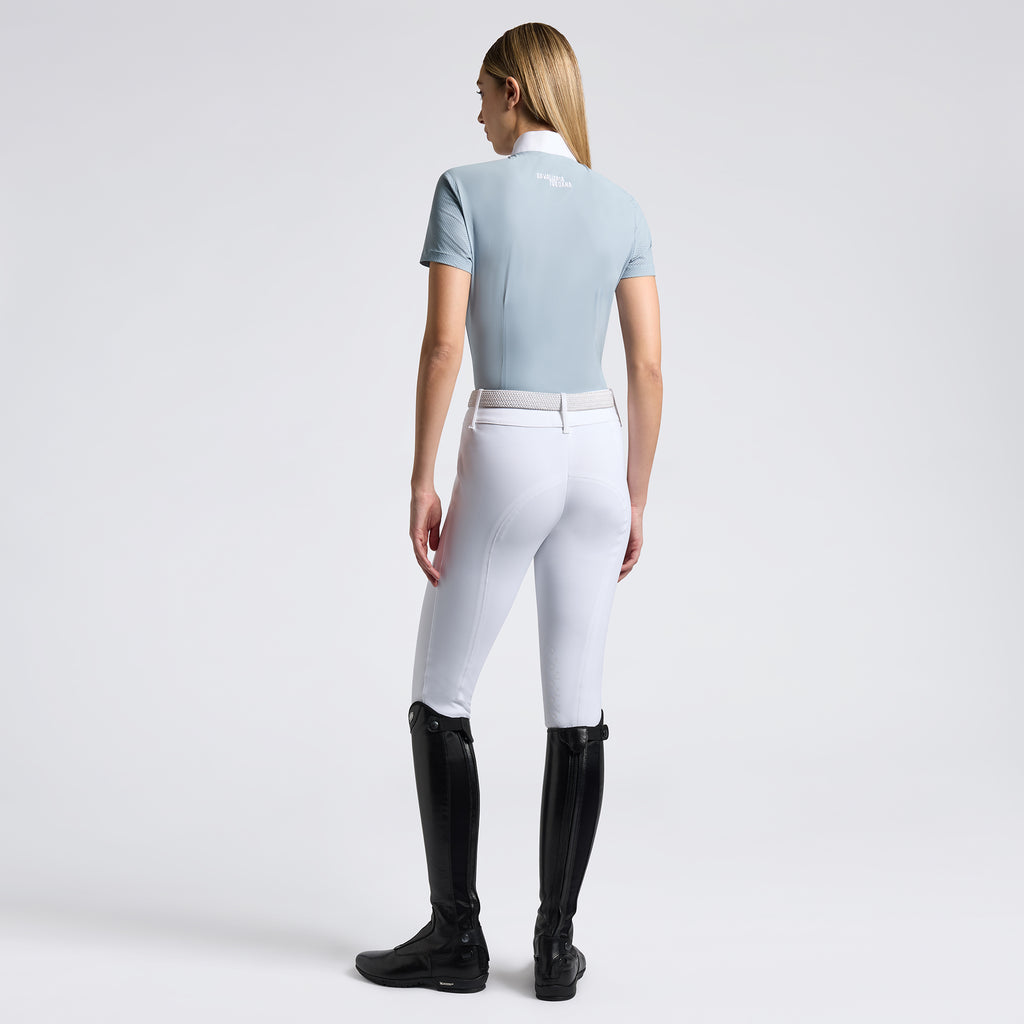 Polo de concours Cavalleria Toscana – Manches courtes, Sky Blue