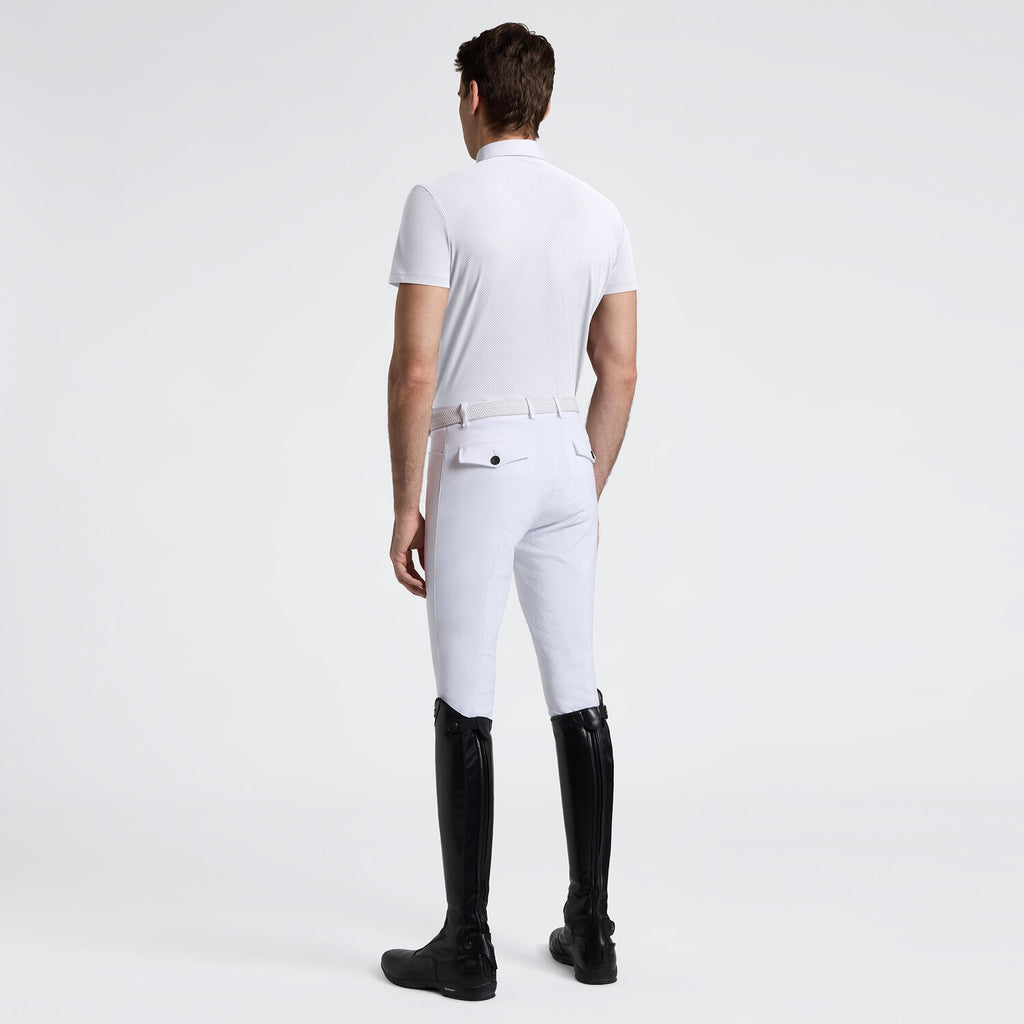 Chemise de Concours Homme Cavalleria Toscana Blanc Jersey