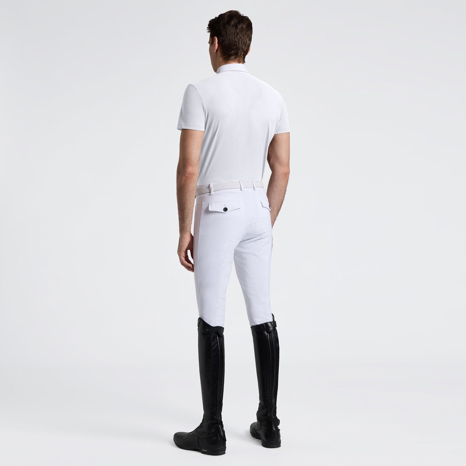 Chemise de Concours Homme Cavalleria Toscana Blanc Jersey