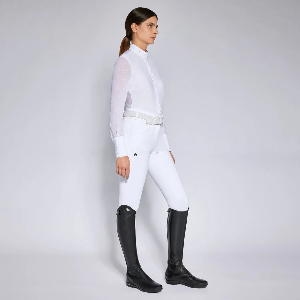Chemise de concours manches longues Cavalleria Toscana – Blanche