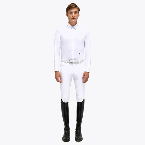 Chemise manches longues homme Cavalleria Toscana – Blanc