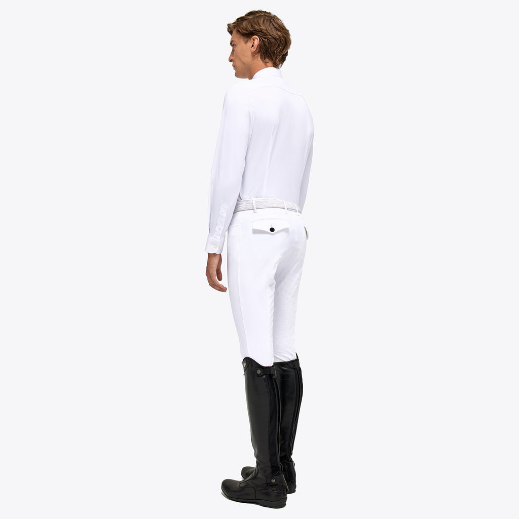 Chemise manches longues homme Cavalleria Toscana – Blanc