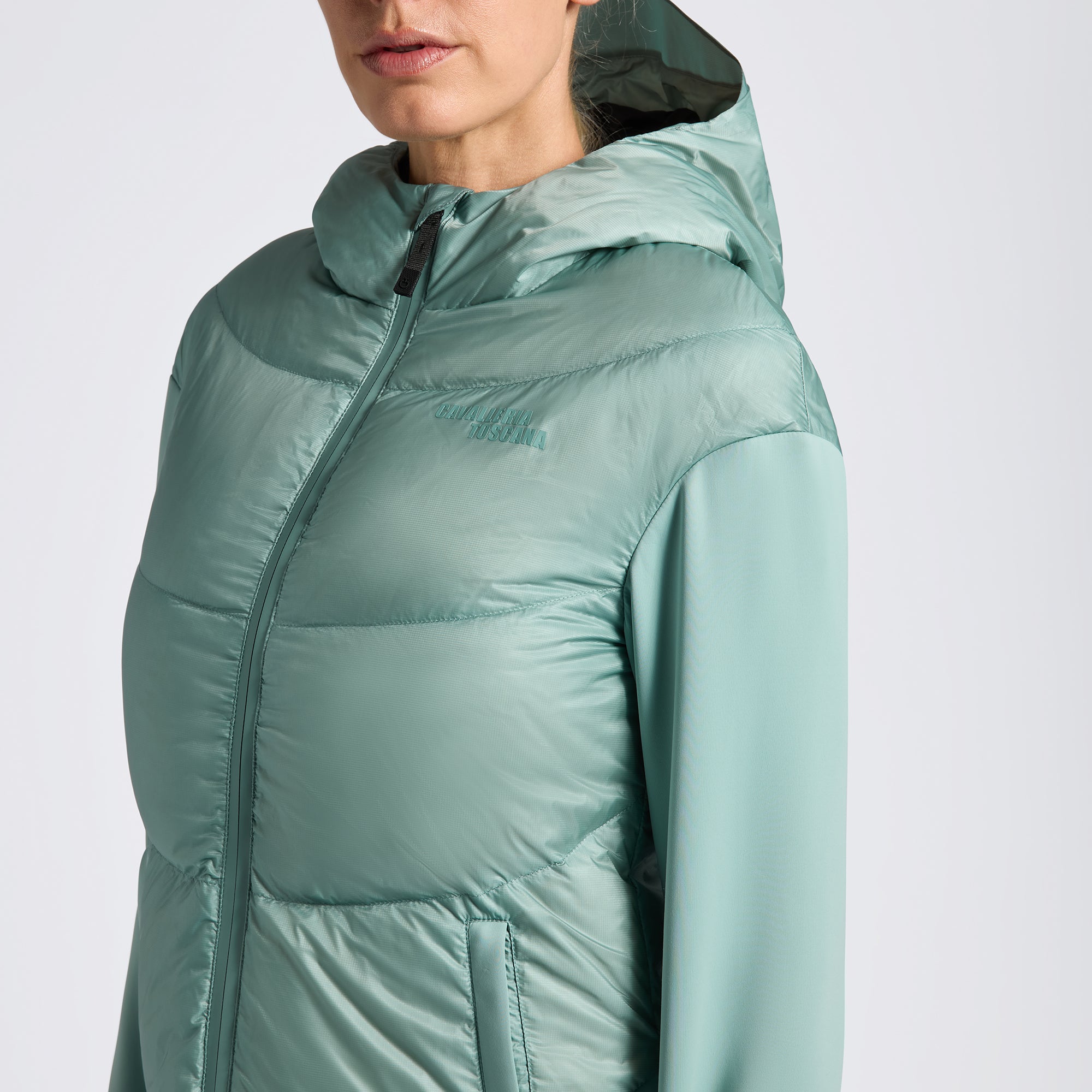 Veste matelassée à capuche femme CAVALLERIA TOSCANA