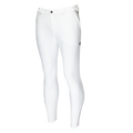 Pantalon d’équitation homme blanc concours Kingsland KLkenton Classic Knee Grip
