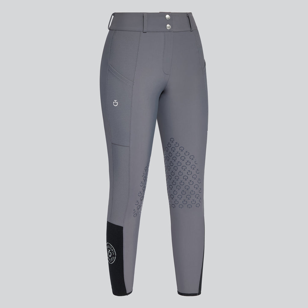 Pantalon d’équitation femme Cavalleria Toscana – Gris Foncé