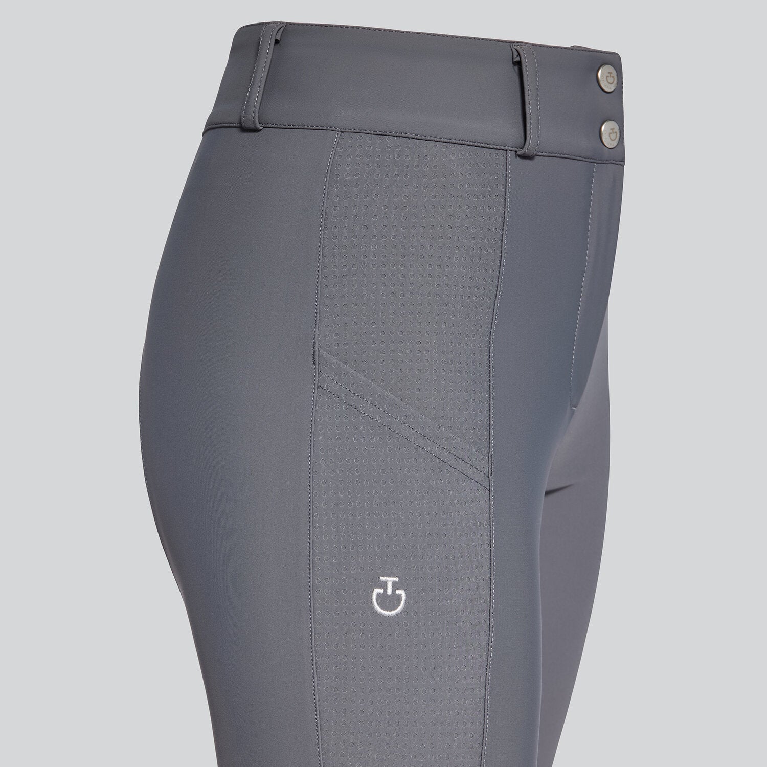 Pantalon d’équitation femme Cavalleria Toscana – Gris Foncé