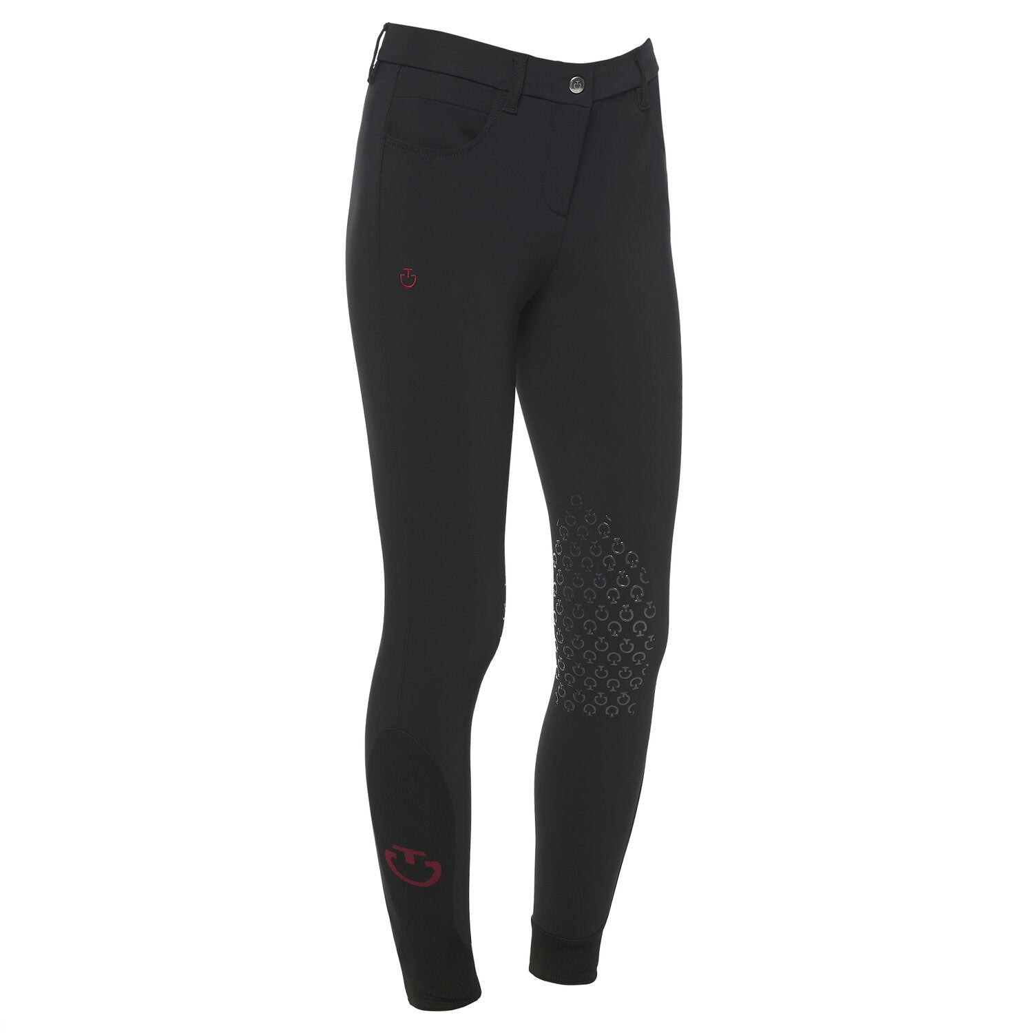 Pantalon d’équitation Cavalleria Toscana – Technique & grip genoux Noir