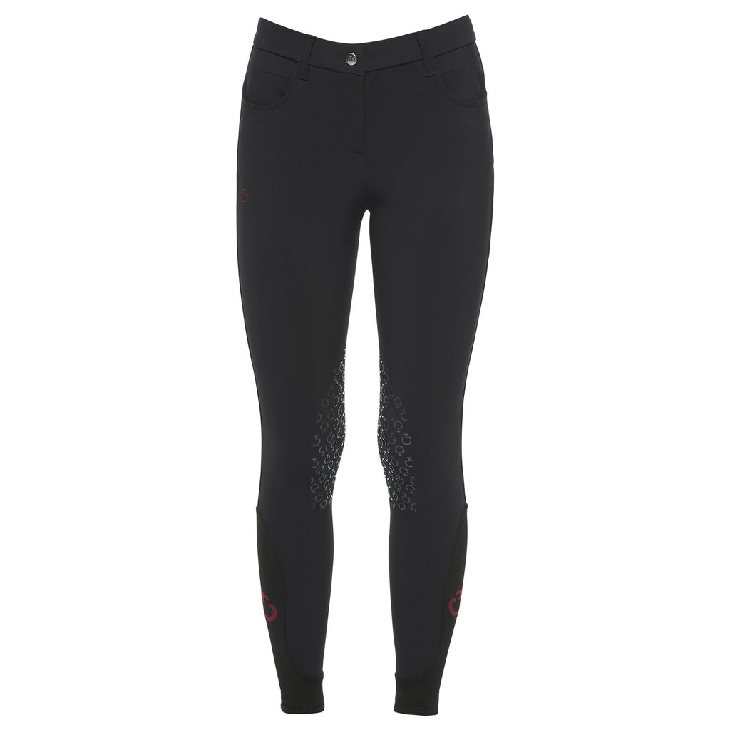 Pantalon d’équitation Cavalleria Toscana – Technique & grip genoux Noir