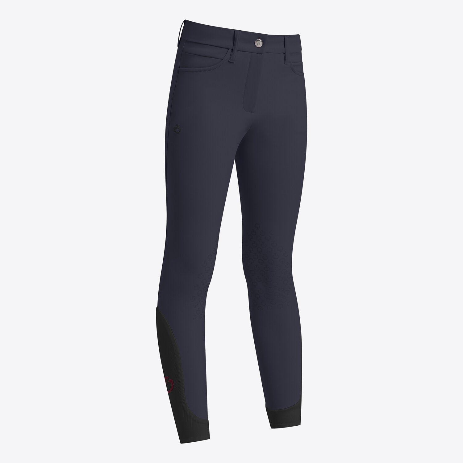 pantalon equitation fille bleu ocean