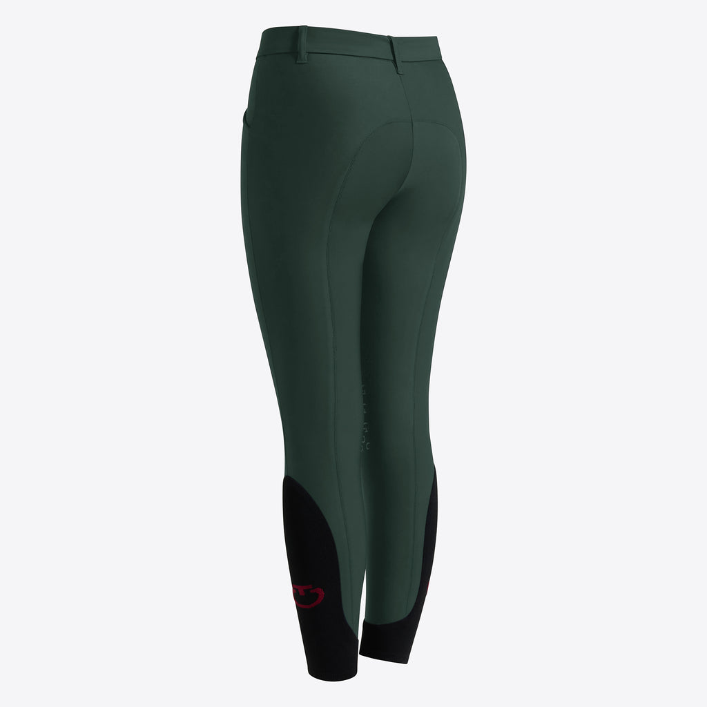 Pantalon d’équitation Cavalleria Toscana pour enfants – Jungle green
