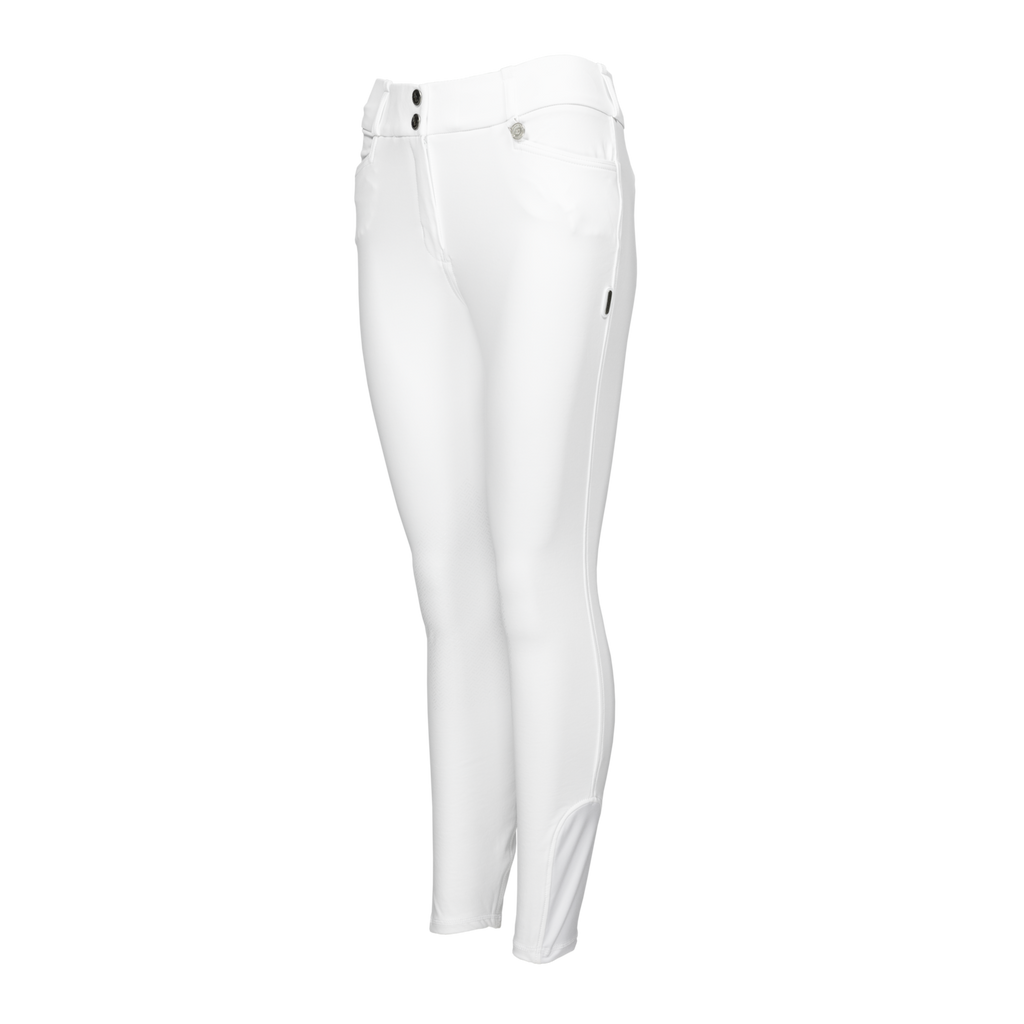 Pantalon d’Équitation Femme Kingsland kadi Blanc – Classique Concours