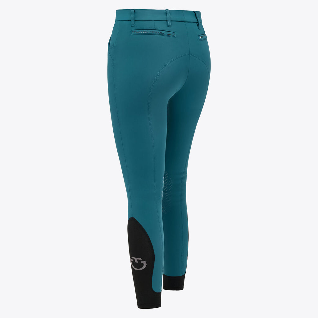 Pantalon d’équitation femme Cavalleria Toscana – Bleu Caraïbe