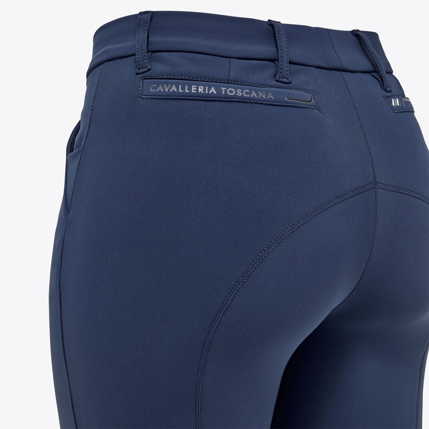 Pantalon d’équitation femme Cavalleria Toscana – Bleu Océan