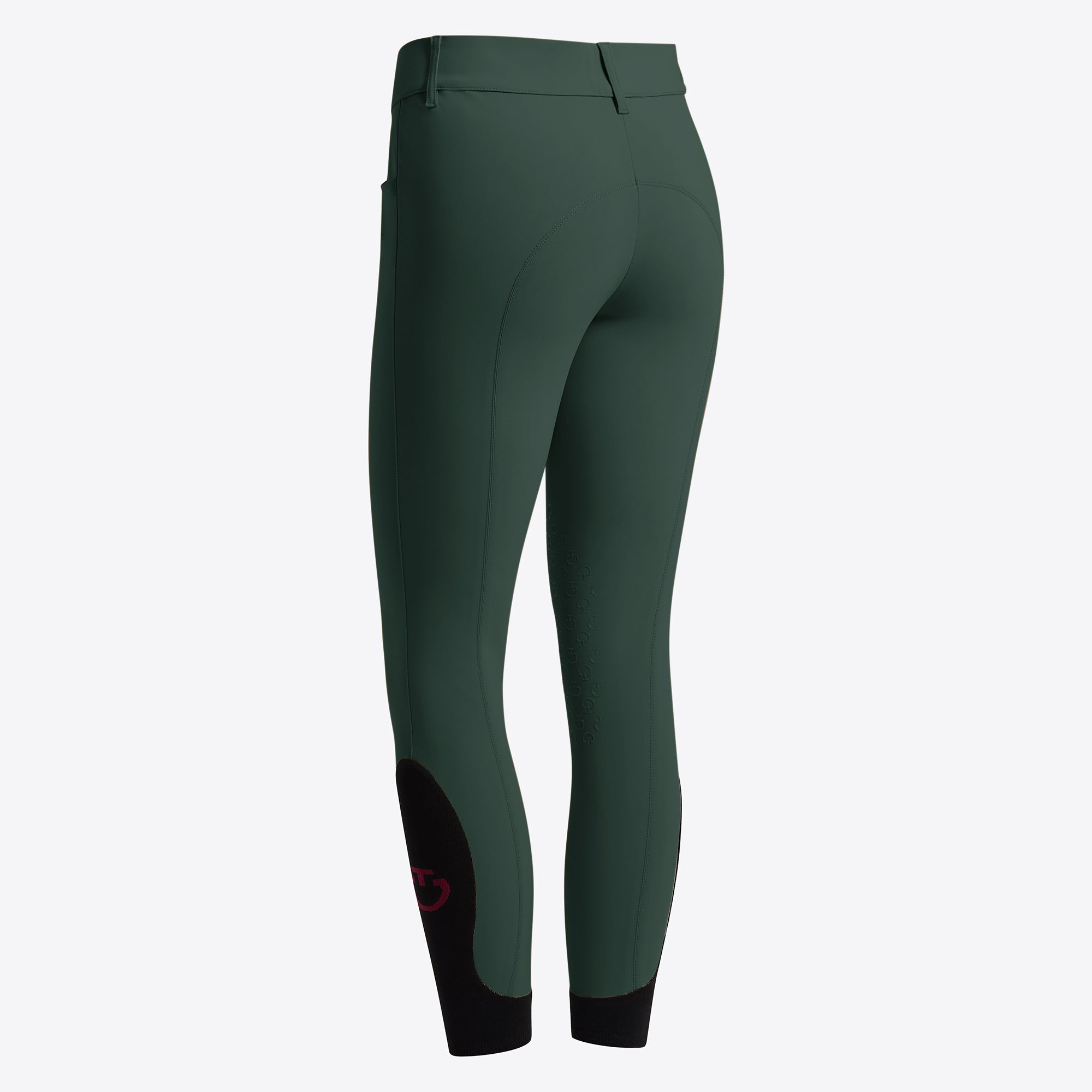 Pantalon d’équitation femme Cavalleria Toscana – Taille haute Jungle Green