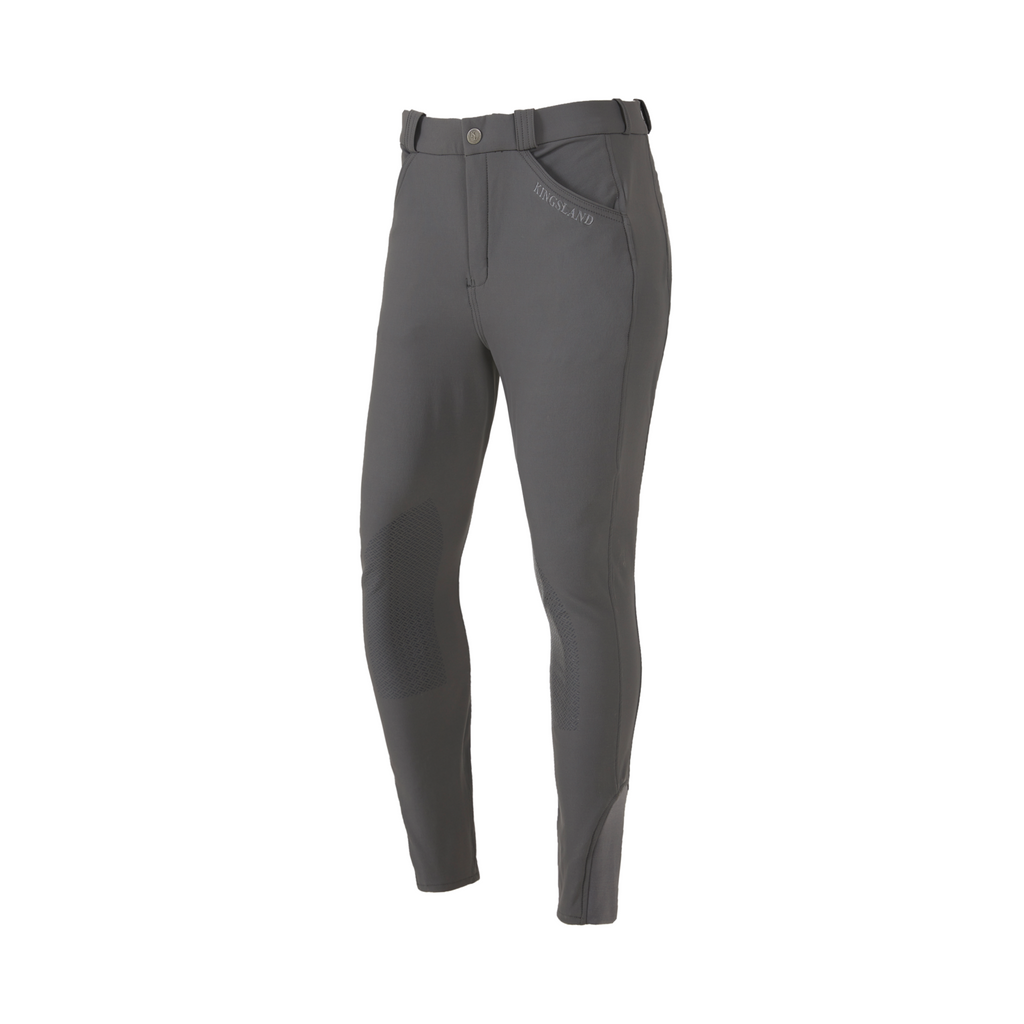 Pantalon d’équitation homme gris Kingsland KLkenton E-Tec Knee Grip