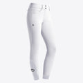Pantalon d’Équitation Femme Cavalleria Toscana – Blanc Taille Haute