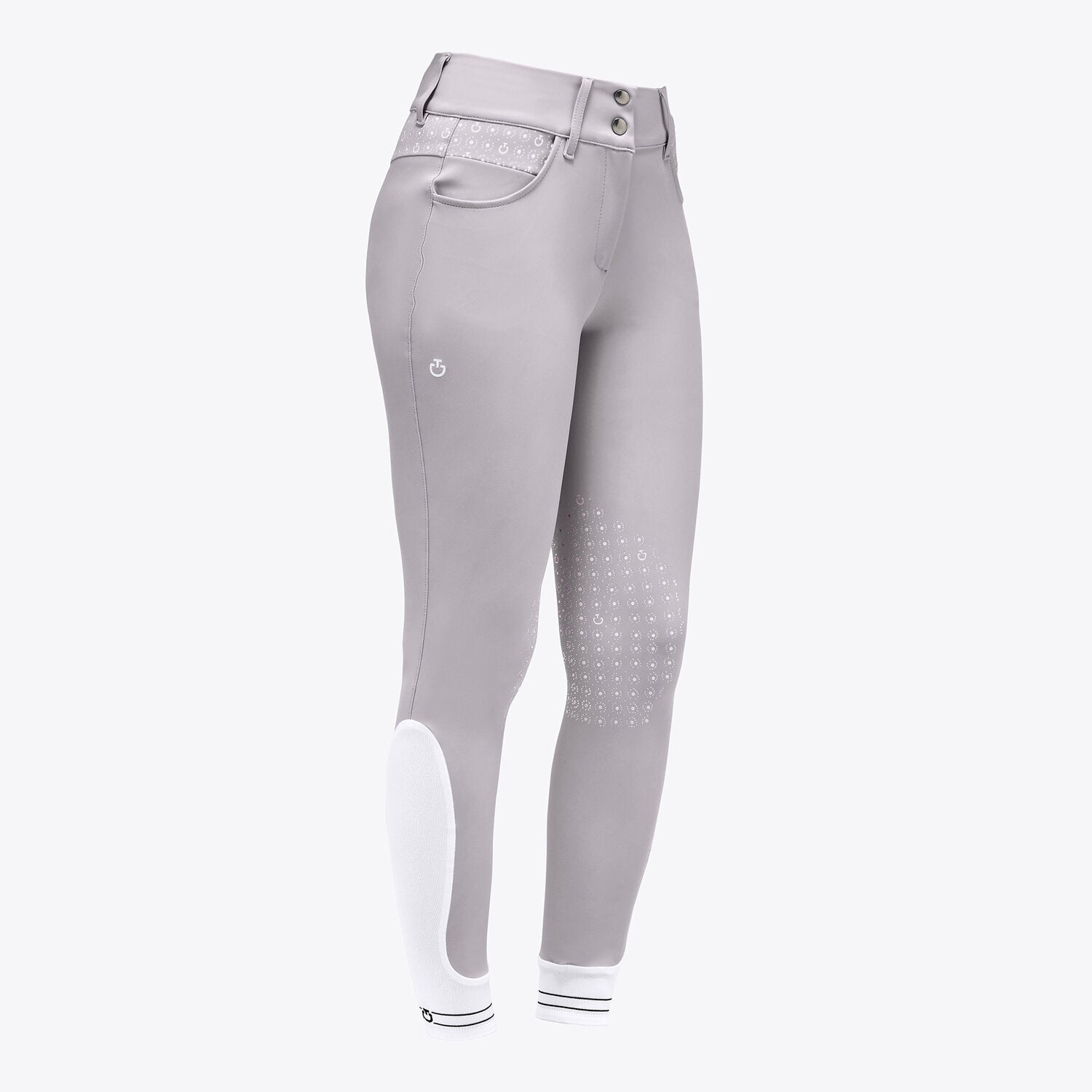 Pantalon d’équitation femme Cavalleria Toscana – Gris Clair
