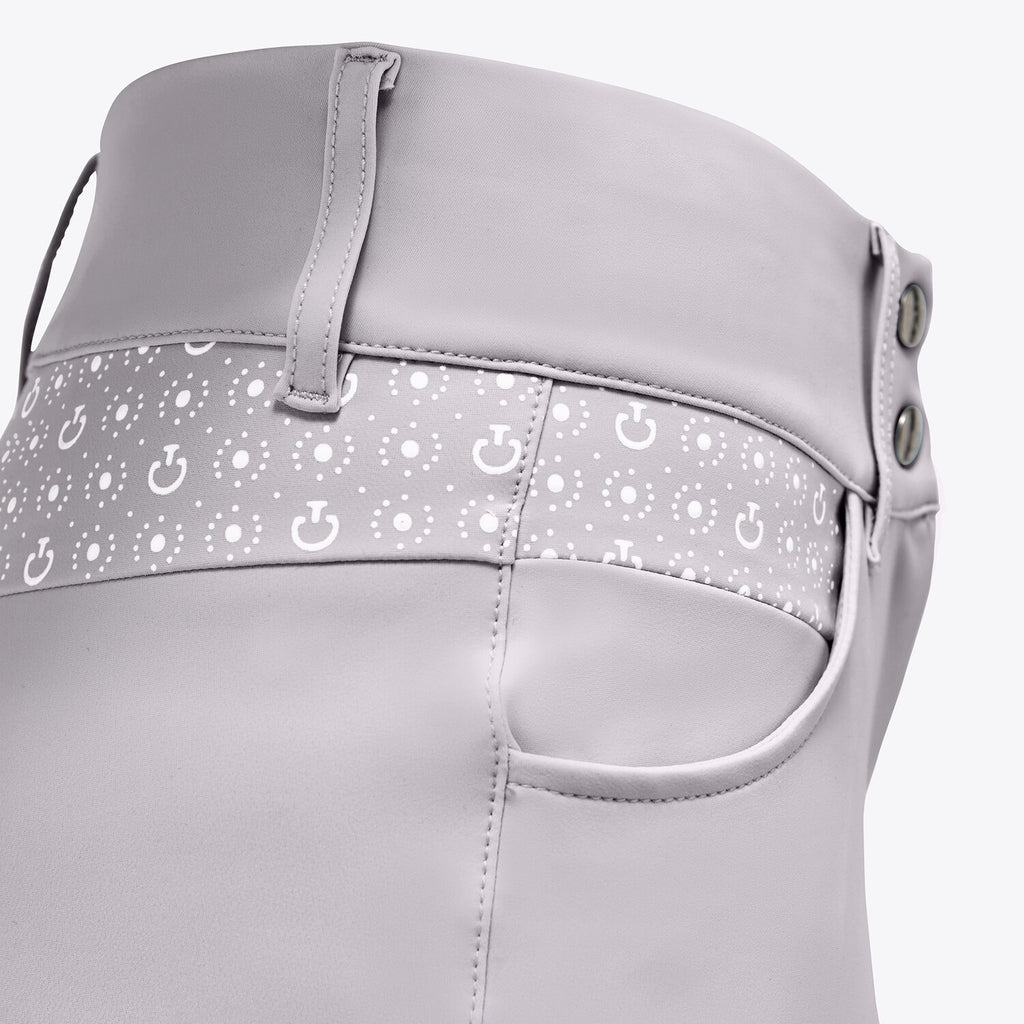 Pantalon d’équitation femme Cavalleria Toscana – Gris Clair