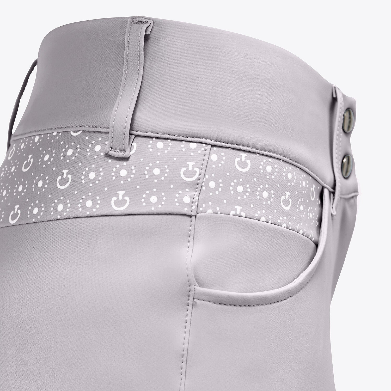 Pantalon d’équitation femme Cavalleria Toscana – Gris Clair