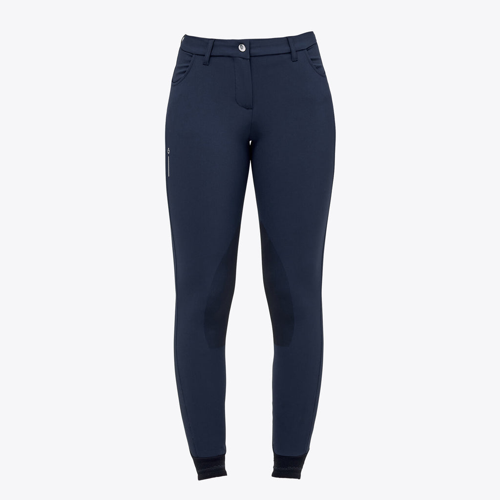 Pantalon d’équitation femme Cavalleria Toscana RevolutionS – Marine