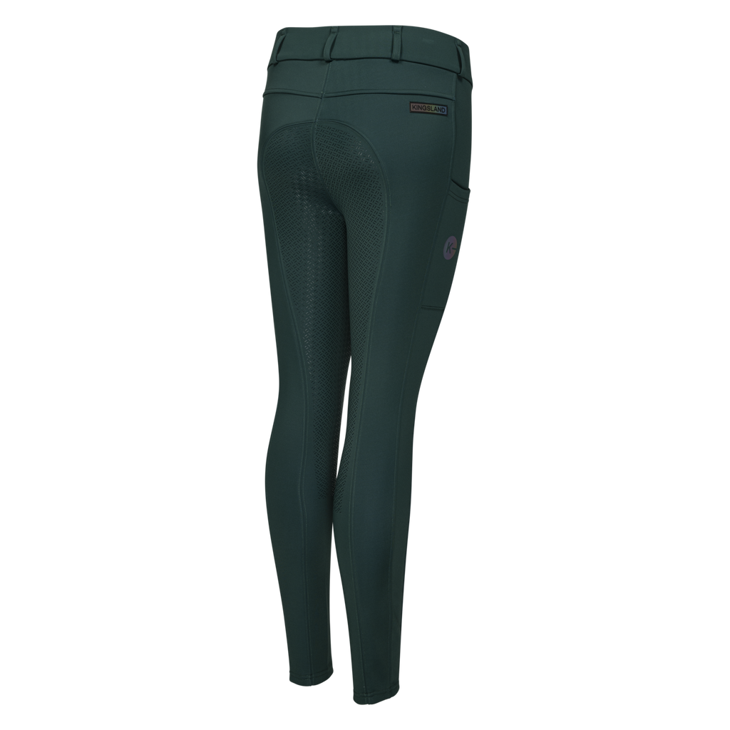 Pantalon d’équitation femme vert forêt Kingsland kornelia