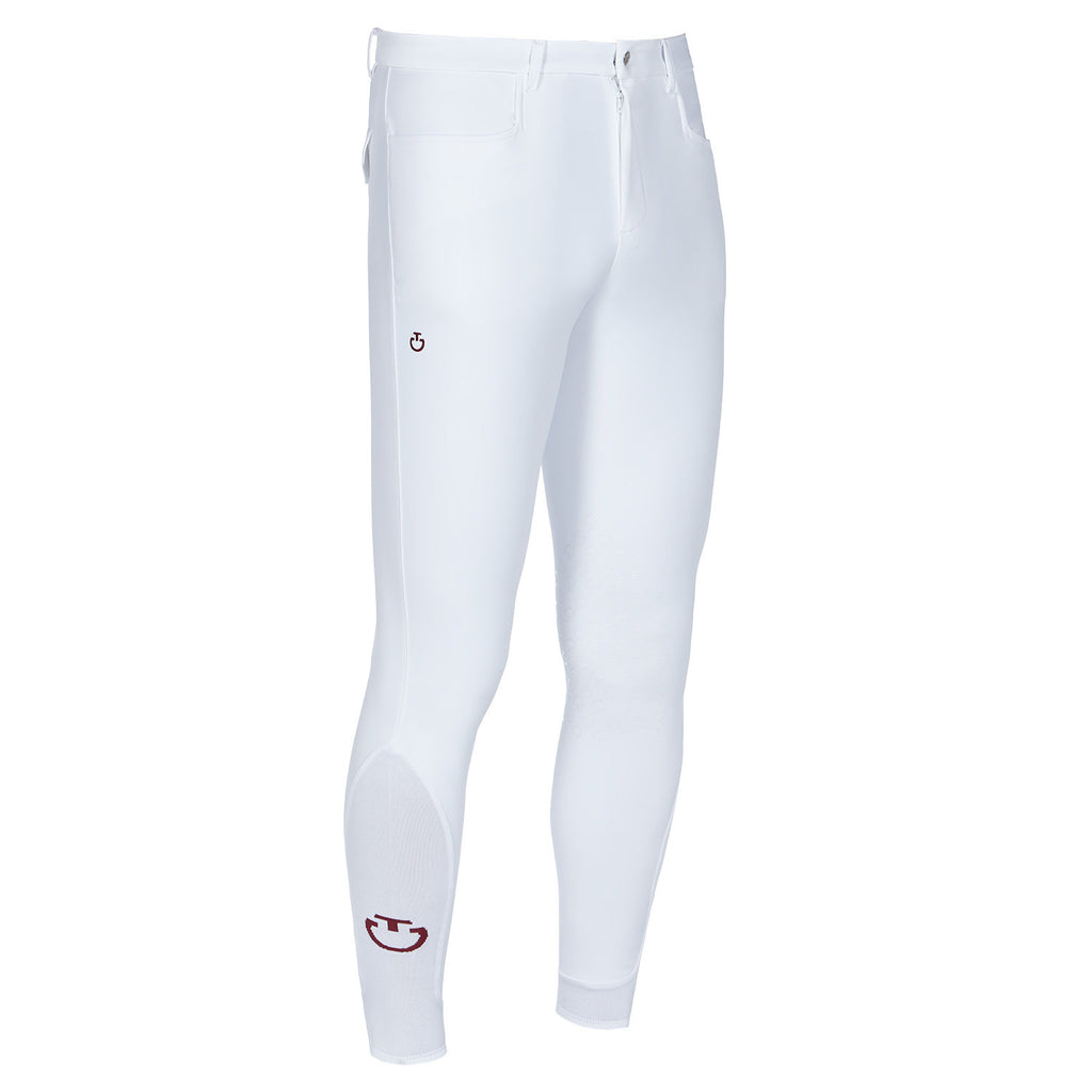 Pantalon d’équitation de concours homme Cavalleria Toscana – Blanc