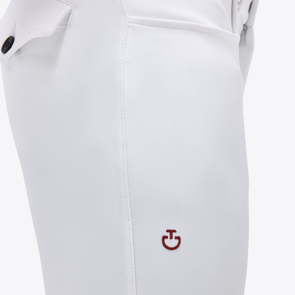 Pantalon d’équitation de concours homme Cavalleria Toscana – Blanc