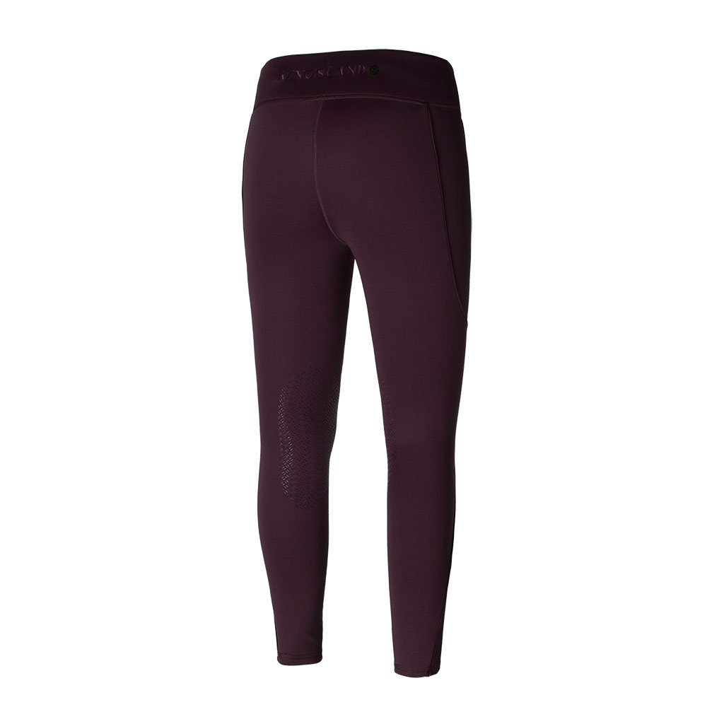 Pull On d’équitation femme bordeaux Kingsland kattie Knee Grip