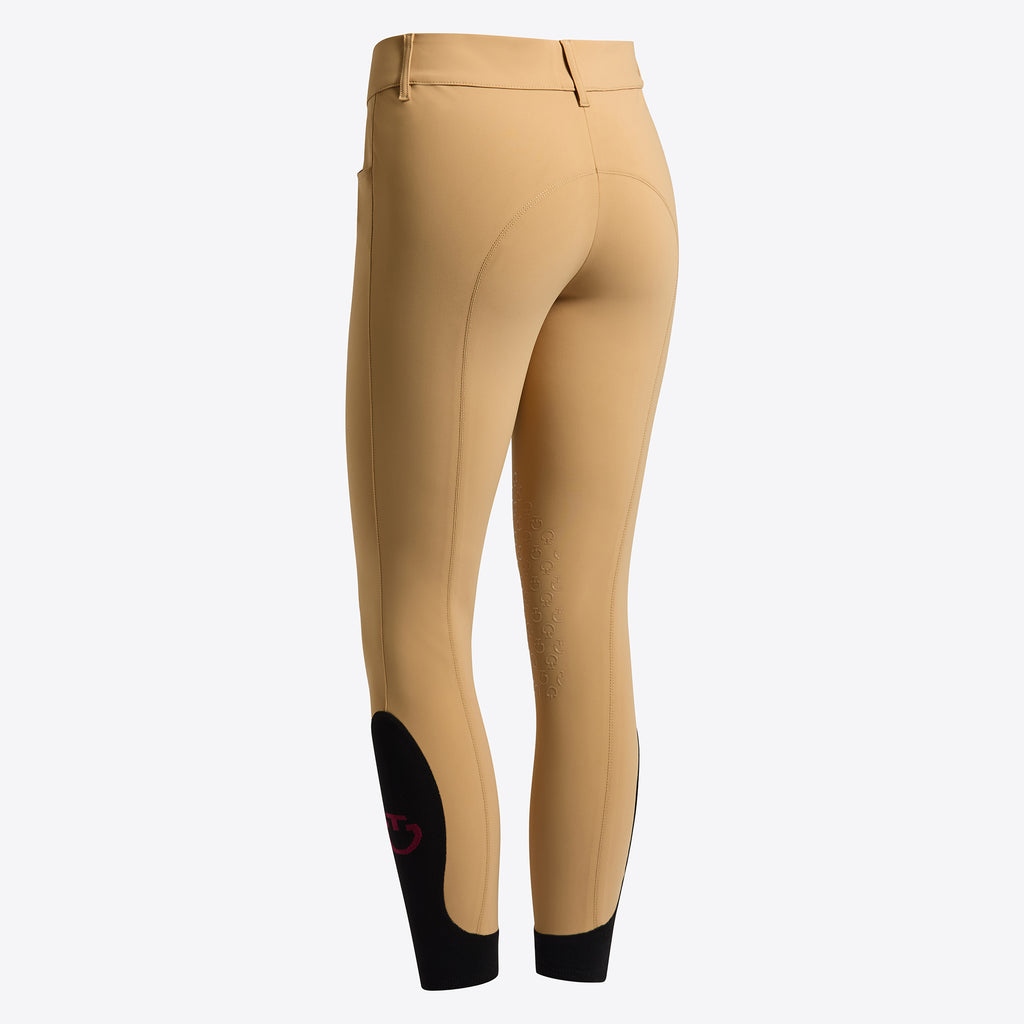 Pantalon d’équitation femme Cavalleria Toscana – Taille haute Tan