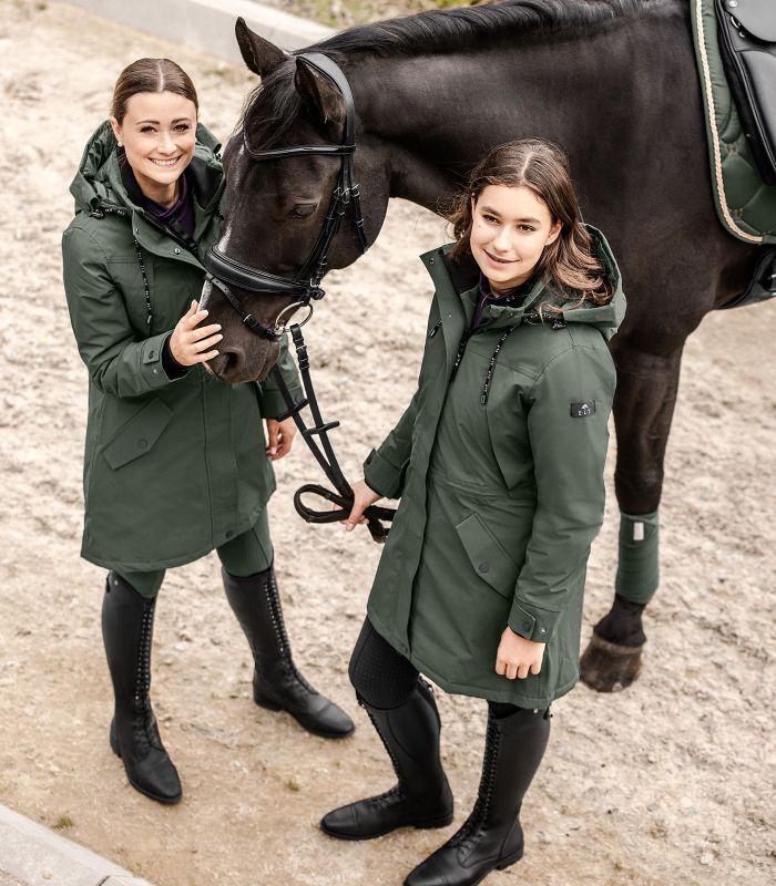 Parka ELT Ontario Vert Olive – Parka Femme Chaude et Technique