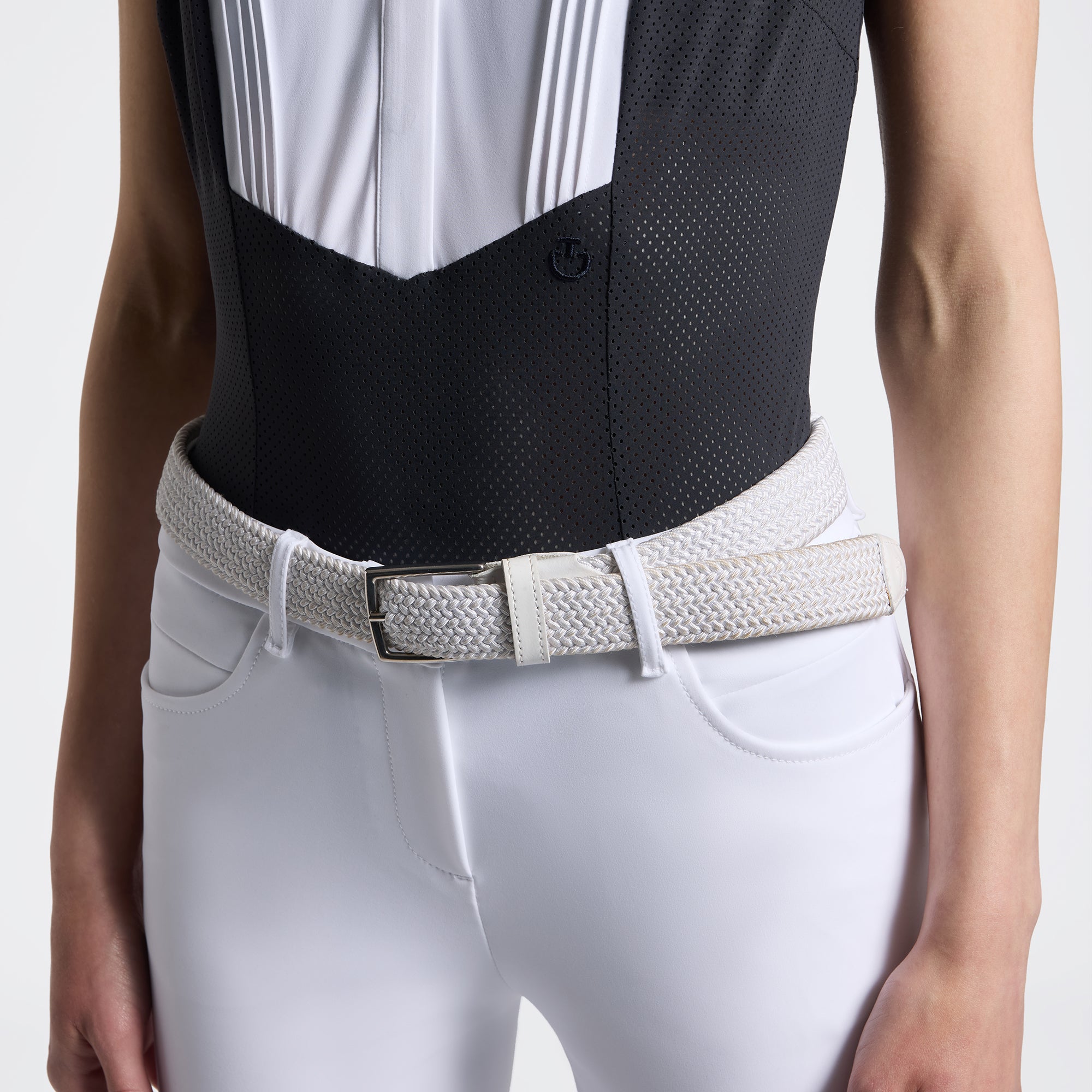 Polo de Concours Femme Cavalleria Toscana Bleu Océan