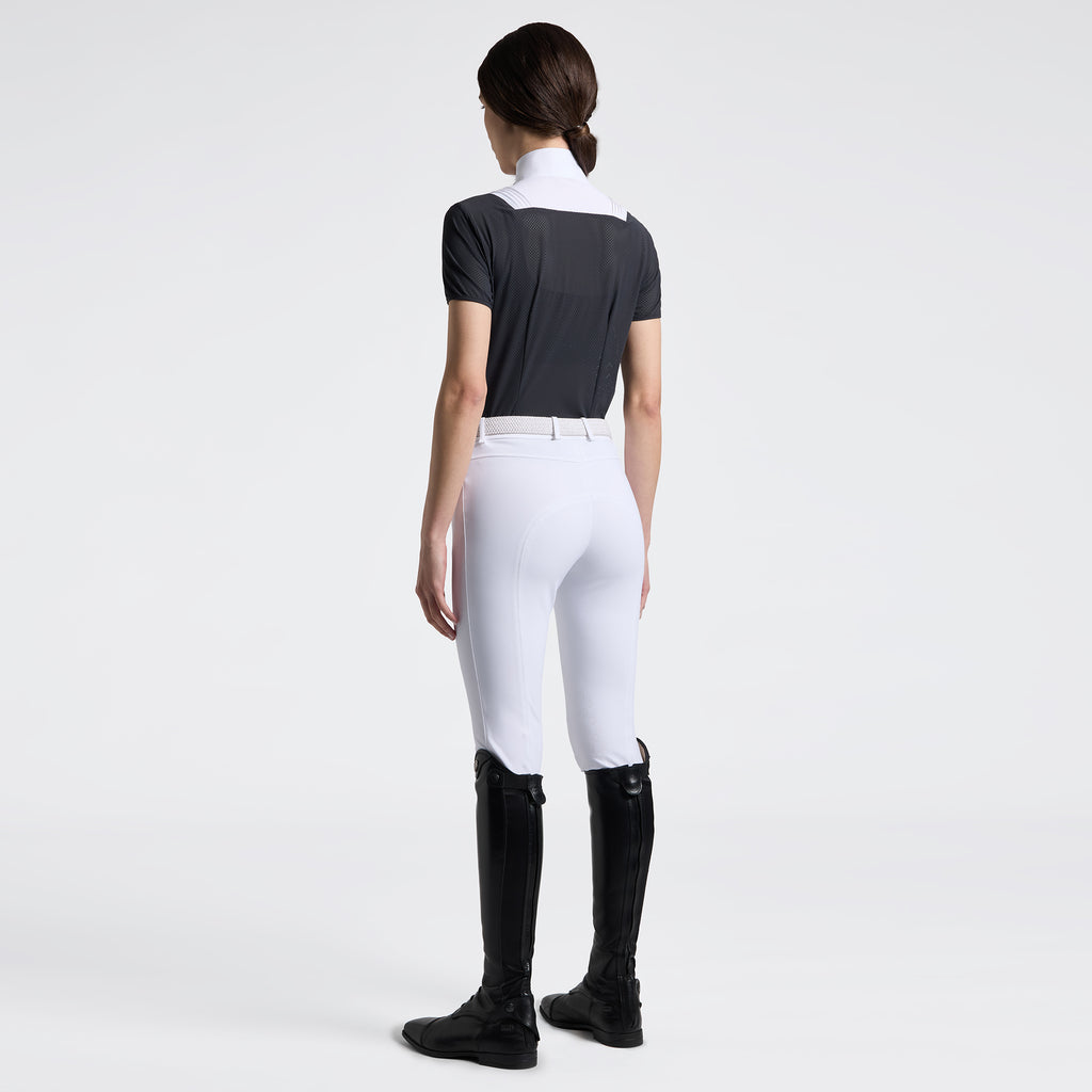 Polo de Concours Femme Cavalleria Toscana Bleu Océan