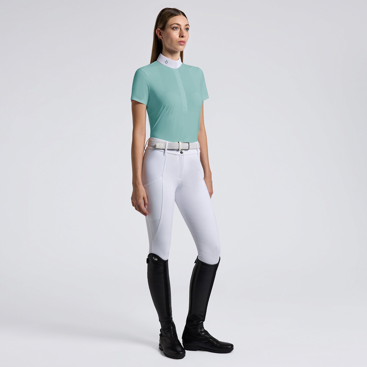 Polo de concours Cavalleria Toscana – Manches courtes, Mint Green