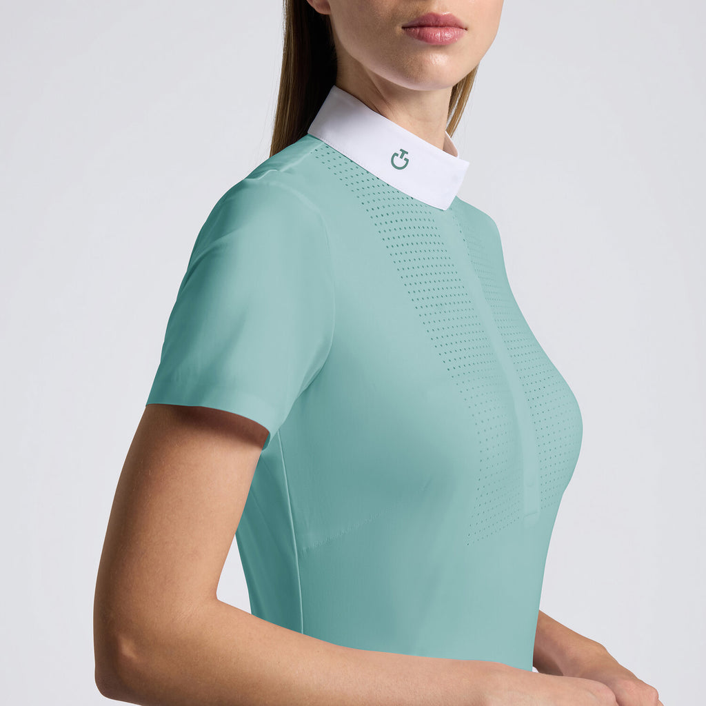Polo de concours Cavalleria Toscana – Manches courtes, Mint Green
