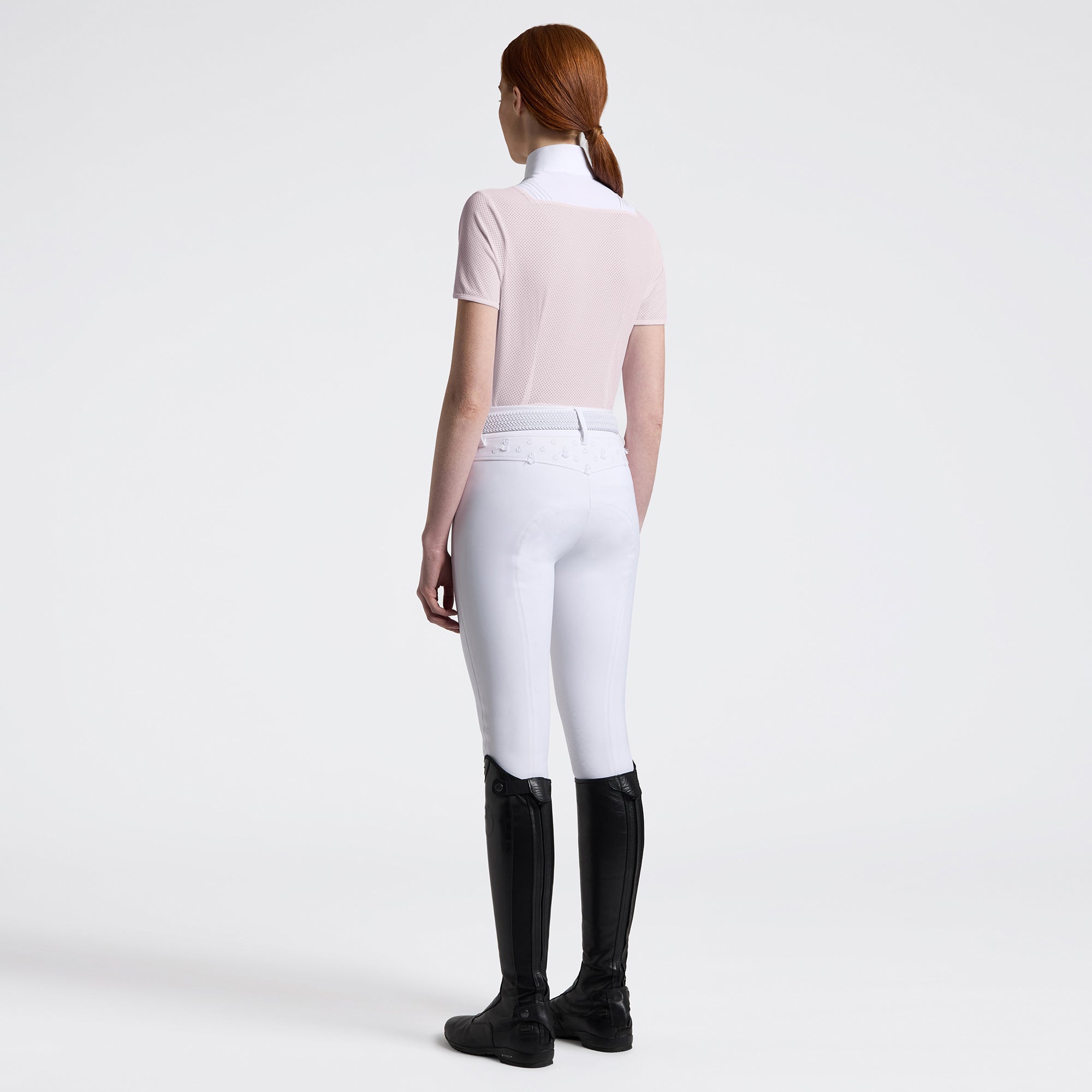 Polo de Concours Femme Cavalleria Toscana Violet Ice