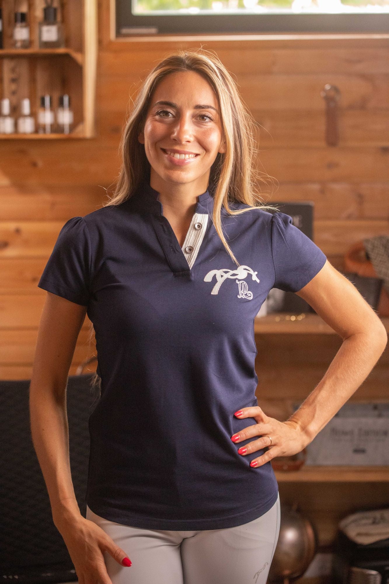 Polo Femme Victorine Marine – Pénélope