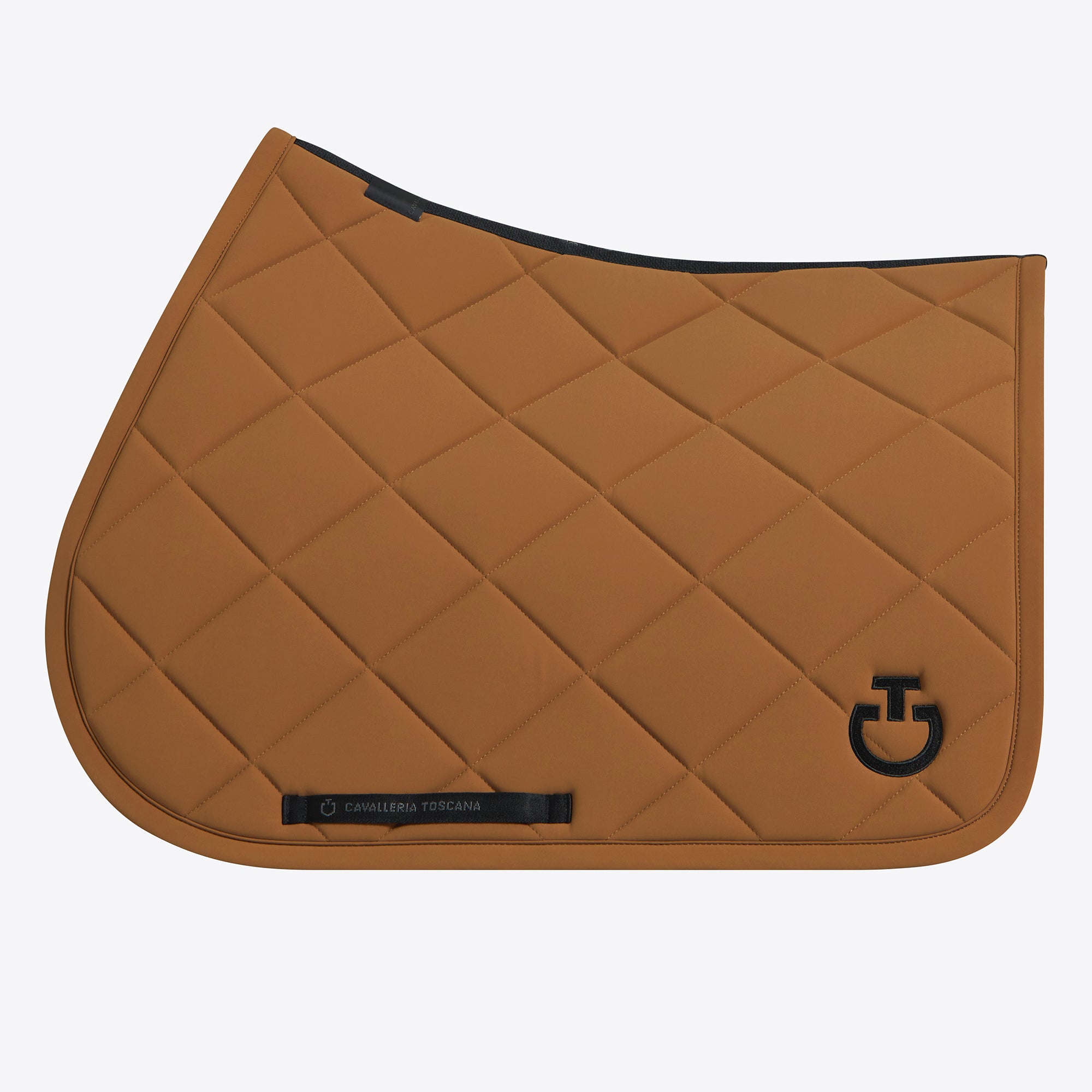 Tapis de selle obstacle Cavalleria Toscana Diamond Quilted cuivre