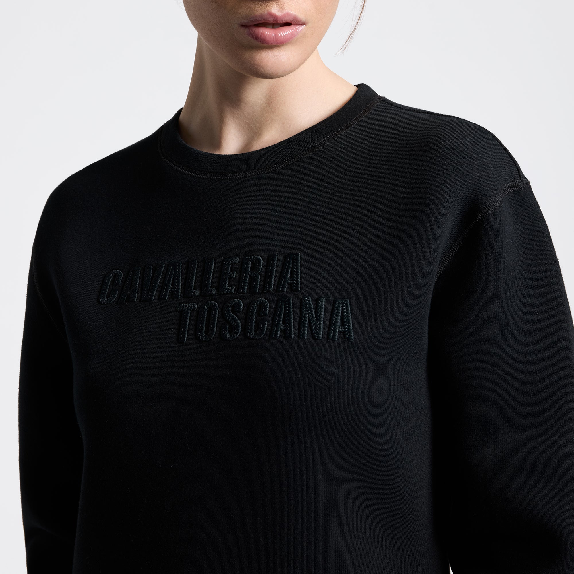 Sweat-shirt Cavalleria Toscana Femme – Noir