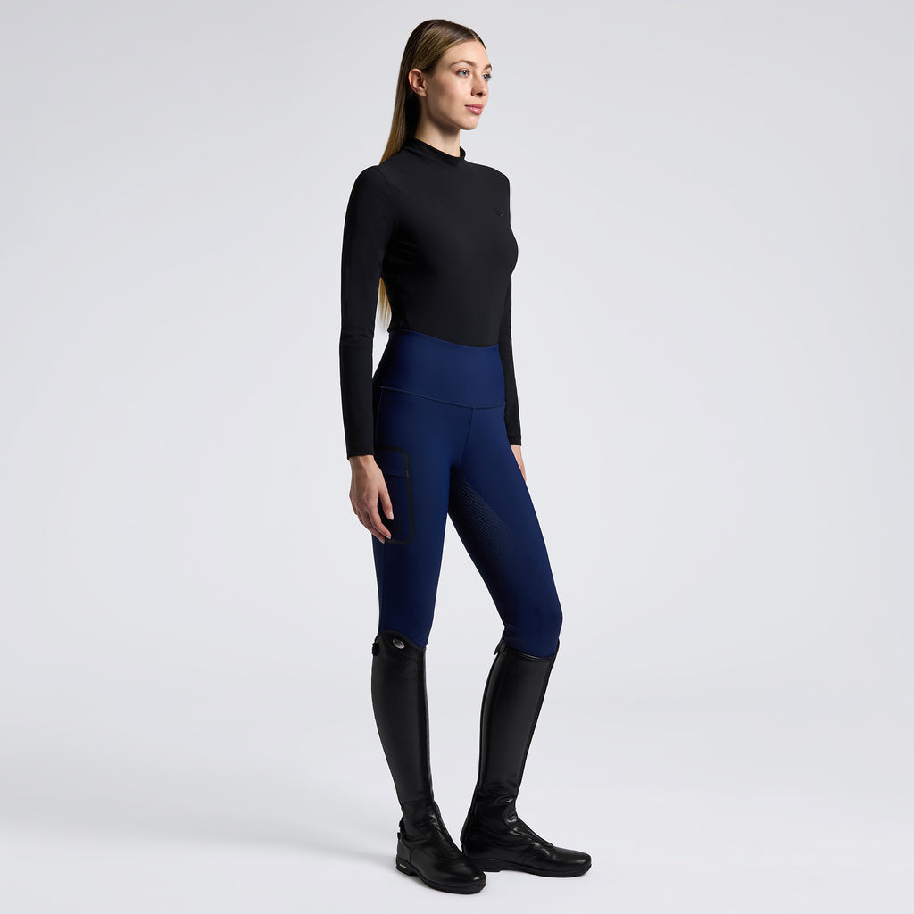 T-shirt technique manches longues Cavalleria Toscana – Femme