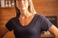 T-shirt Femme Juline Marine – Pénélope